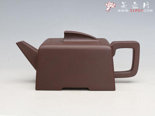 紫砂壶图片：逸方 泥料：拼紫泥 - 宜兴紫砂壶网