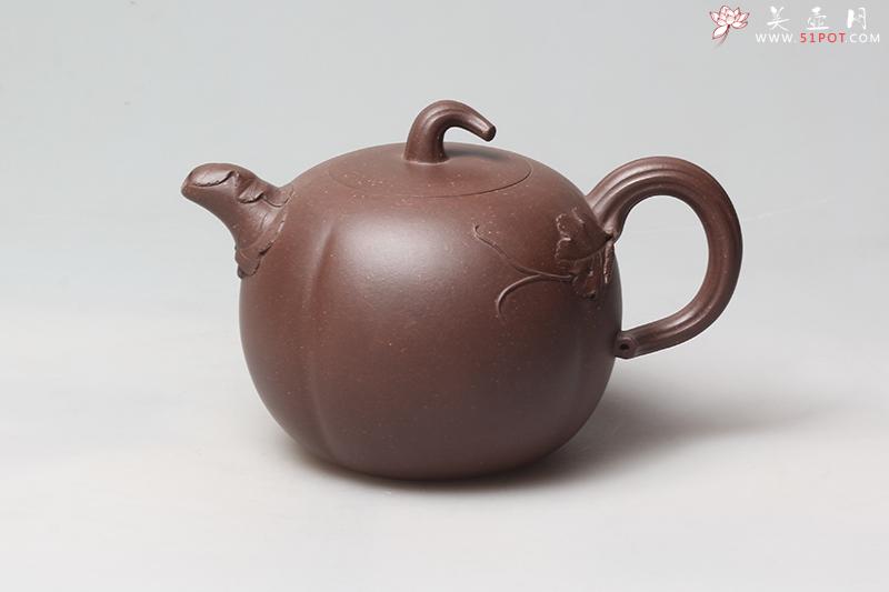 紫砂壶图片：筋瓜 - 宜兴紫砂壶网