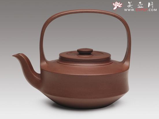 紫砂壶图片：提璧提梁 - 宜兴紫砂壶网