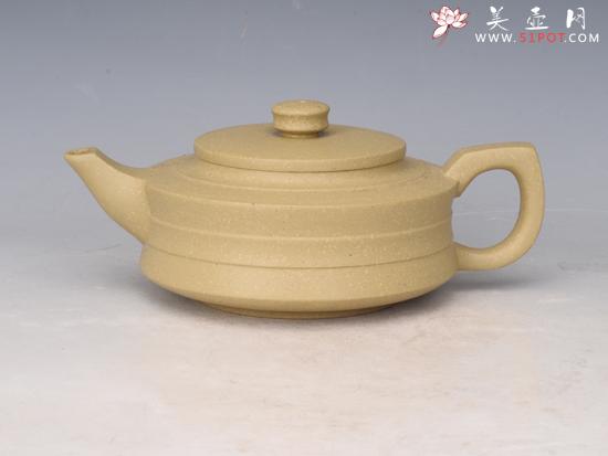 紫砂壶图片：汉君 容量：300cc  芝麻段 - 宜兴紫砂壶网