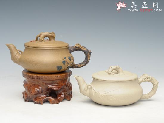 紫砂壶图片：岁寒三友 - 宜兴紫砂壶网