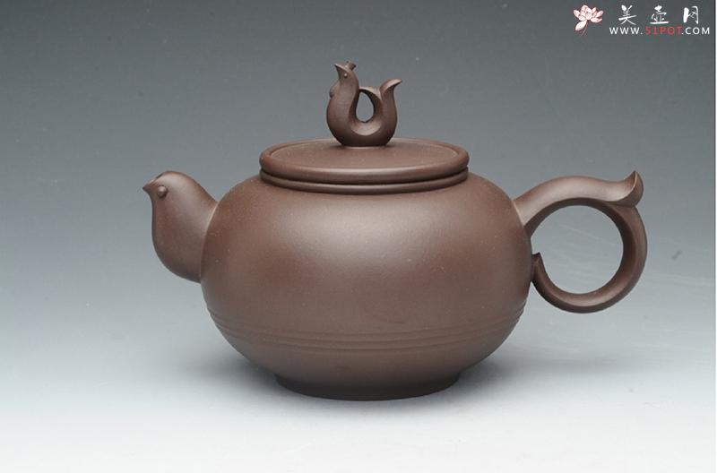 紫砂壶图片：丹凤朝阳壶 - 宜兴紫砂壶网