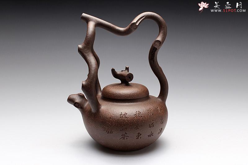 紫砂壶图片：东坡提梁 - 宜兴紫砂壶网
