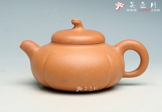 紫砂壶工艺艺术师华建国作品金瓜 泥料 美壶网