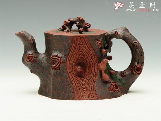 紫砂壶图片：苍松 - 宜兴紫砂壶网