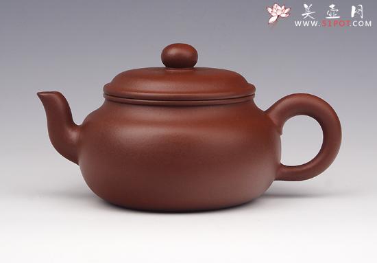 紫砂壶图片：大亨鼓容量：450cc - 宜兴紫砂壶网