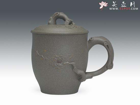 紫砂壶图片：国色天香杯 - 宜兴紫砂壶网