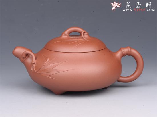 紫砂壶图片：石瓢竹节 - 宜兴紫砂壶网