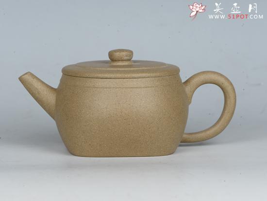 紫砂壶图片：天地方圆   泥料：本山绿泥 - 宜兴紫砂壶网