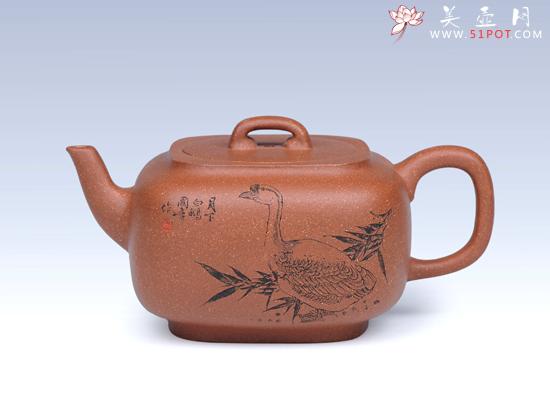 紫砂壶图片：砂四方 - 宜兴紫砂壶网