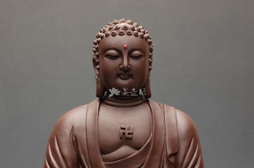 徐浩紫砂壶 法相庄严 坐佛 原矿紫泥 - 美壶网