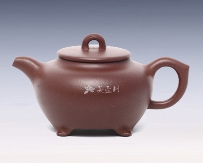 朱爱平紫砂壶 古韵 原矿紫茄泥 - 美壶网
