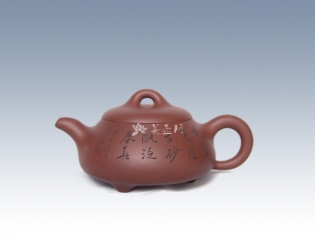 樊建平紫砂壶 石瓢壺 原矿紫泥 - 美壶网