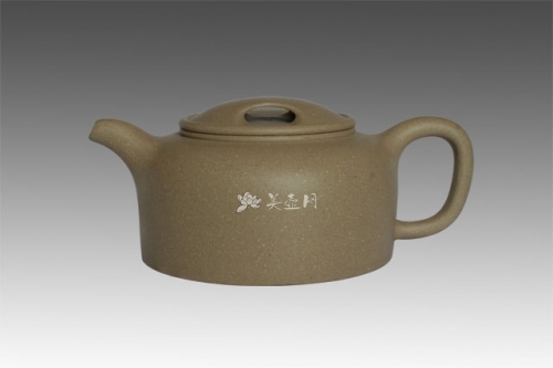 王耕兰紫砂壶 牛盖莲子 老段泥 - 美壶网