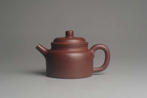 周小培紫砂壶 油润黄龙山4号深井红皮龙 全手工德中壶 红皮龙 - 美壶网