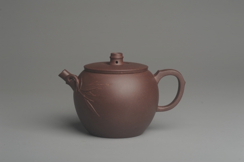 美壶定制紫砂壶 美壶特惠 精致紫泥竹巨轮壶 茶人醉爱 原矿紫泥 - 美壶网