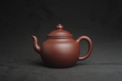 周小培紫砂壶 油润黄龙山4号深井红皮龙 全手工高宫灯壶 东西灰常赞 红皮龙 - 美壶网