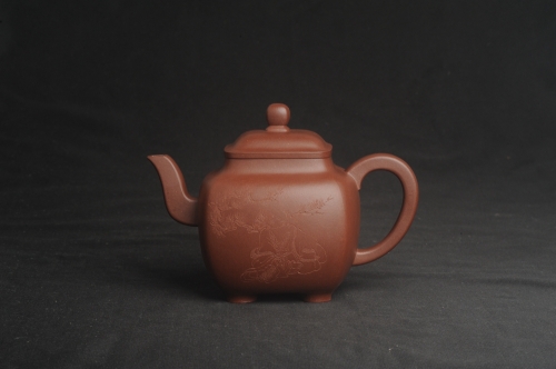 张海艳紫砂壶 实力派张海艳全手工油润底曹青重器鸣远四方 气势磅礴 用心之作 装饰人物特文气 原矿底槽清 - 美壶网