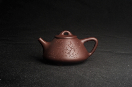 周小培紫砂壶 潜力股周小培 特好全手工底槽清子冶石瓢 助工装饰品茶玩壶图 特文气 原矿底槽清 - 美壶网