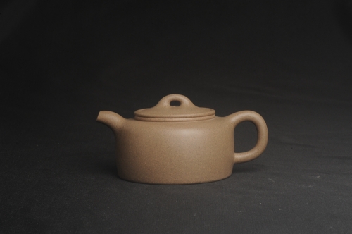 周小培紫砂壶 特好高温本山老段泥 全手工过桥井栏壶 老段泥 - 美壶网