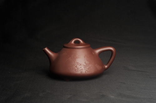 周小培紫砂壶 潜力股周小培 特好全手工底槽清子冶石瓢 助工装饰 一片冰心在玉壶 特文气 原矿底槽清 - 美壶网