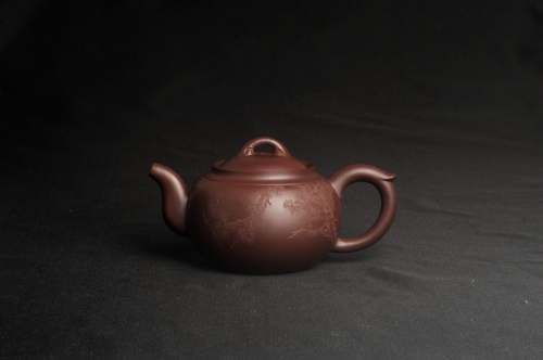 周小培紫砂壶 特油润底曹青 全手工大蕴存心壶 卡盖难度相当大 期待与亲结缘 原矿底槽清 - 美壶网