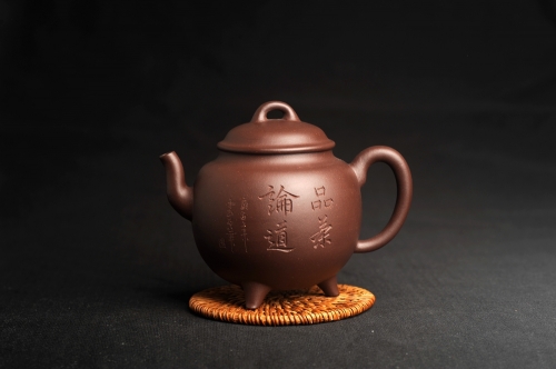 美壶定制紫砂壶 美壶特惠 优质紫泥精致三足鼎壶 品茶论道 原矿紫泥 - 美壶网