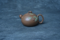 美壶定制老师紫砂壶 美壶特惠 潜力股董静老师精品老段泥双色寿桃壶 茶人醉爱  - 美壶网