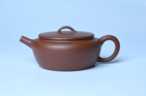 美壶定制老师紫砂壶 美壶特惠 优质红降坡泥大口玉扁壶 茶人醉爱 原矿降坡泥 - 美壶网