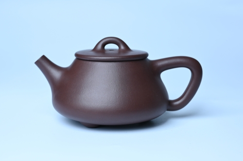 周小培紫砂壶 潜力股周小培 特好全手工底槽清平盖石瓢茶壶  壶特好 期待与亲结缘 原矿底槽清 - 美壶网