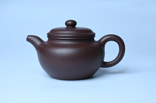 周小培紫砂壶 特好老紫泥全手工仿古壶 茶人醉爱 原矿紫泥 - 美壶网