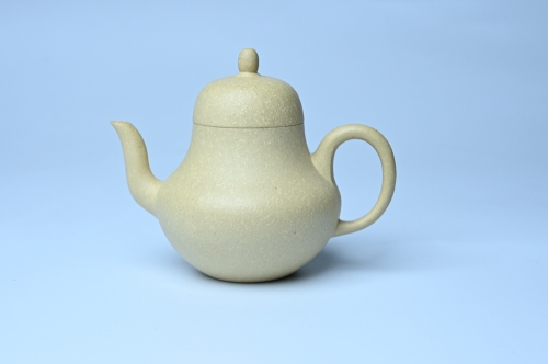 美壶定制老师紫砂壶 美壶特惠 纯净本绿梨形壶 茶人醉爱 本山绿泥 - 美壶网