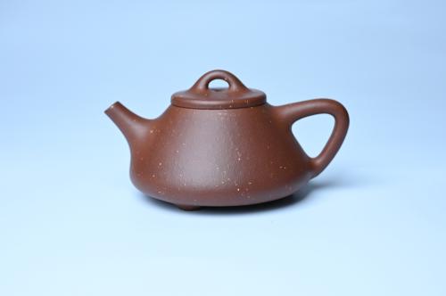 王静然紫砂壶 美壶特惠 精致特好紫玉金砂子冶石瓢 做工和泥料不输千元作品 原矿紫泥 - 美壶网