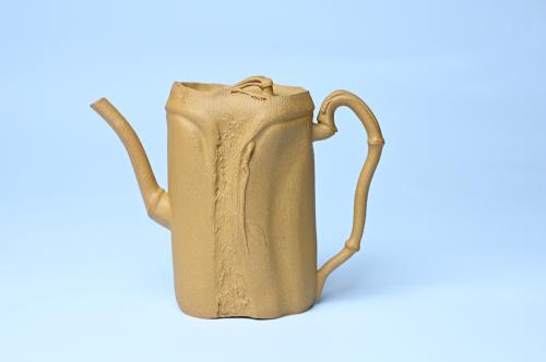 美壶定制老师紫砂壶 美壶特惠 黄金段泥全手工君竹壶 茶人醉爱 黄金段 - 美壶网