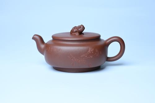 美壶定制紫砂壶 美壶特惠 精致优质紫泥祥瑞壶 难度大 茶人醉爱 原矿紫泥 - 美壶网