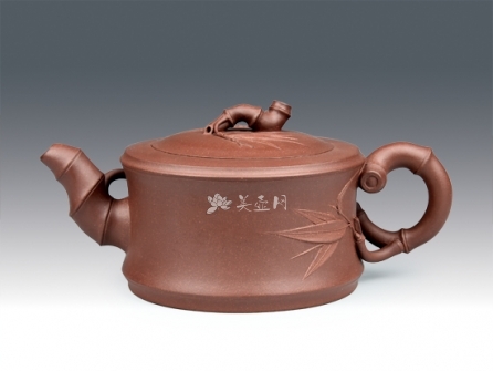冯盘军紫砂壶 一品竹段  - 美壶网