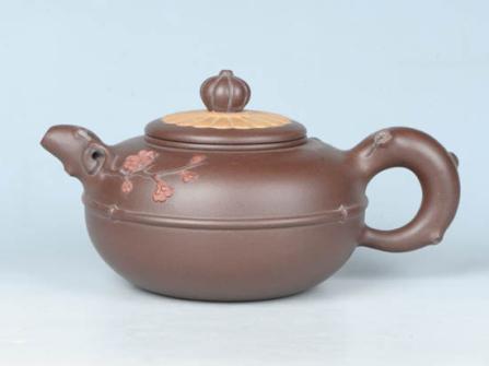 周庚大紫砂壶 梅兰菊香  - 美壶网