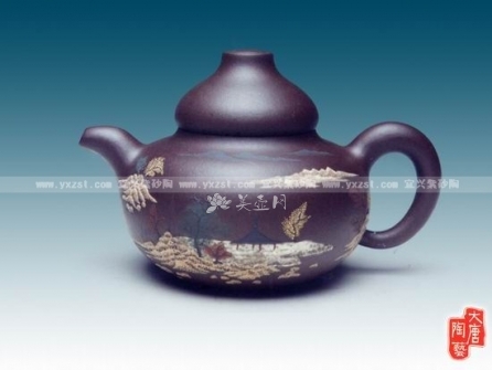 唐六琴紫砂壶 景秀壶  - 美壶网
