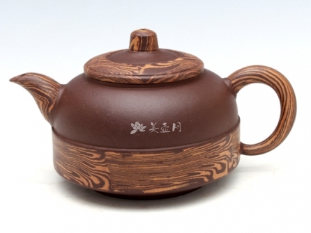 余颖紫砂壶 高山流水  绞泥 ...  - 美壶网