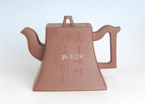 李彬紫砂壶 方钟  - 美壶网