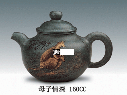 汪成林紫砂壶 母子情深  - 美壶网