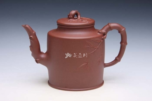 吴春华紫砂壶 青梅竹马  底槽青  - 美壶网