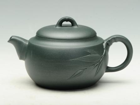邵文紫砂壶 圆竹  - 美壶网