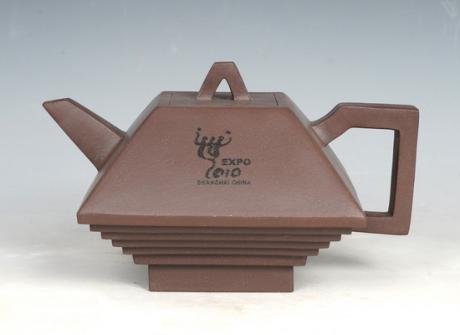 陈玉君紫砂壶 中国馆壶  - 美壶网