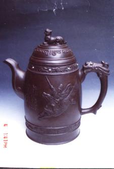 韦钟云紫砂壶 将军壶  - 美壶网