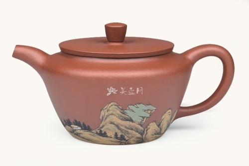 邹杰紫砂壶 汉韵  - 美壶网