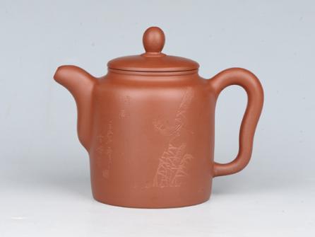 潘雪峰紫砂壶 吉祥  容量：200cc  泥料：小红泥  - 美壶网