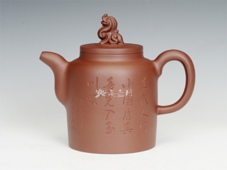邵文紫砂壶 高狮  - 美壶网