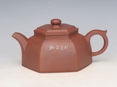 陈云紫砂壶 六方井栏  - 美壶网