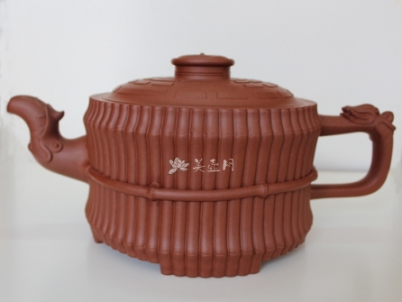 郑永平紫砂壶 大龙头一捆竹  3200cc  - 美壶网